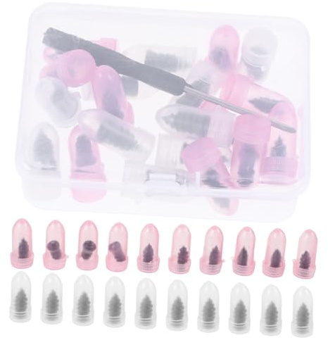 Cabilock Kit Riparazione Pneumatici Auto Viti in Gomma Antiforatura, Chiodi per Riparazione Pneumatici a Vuoto, Set Compatto da 10 Pezzi per Veicoli a Due Ruote e Auto, Accessori