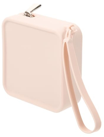 FRCOLOR Bolsa Silicona para Compresas con Banda de Muñeca Almacenamiento Higiénico y Portátil para Productos Femeninos Organizador Compacto para Adolescentes