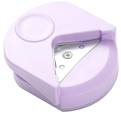 Hörnrundare i papper, slät radie, 6 x 5,5 x 2,1 cm, rund kanttrimmer, hörnskärningsverktyg, lätt att använda, för journaltillverkning, hantverk, arbetsplats
