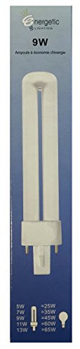 Energetic Lighting YDN9-U Lampadina G23 9W 525lm L = 165 millimetri - Risparmio energetico - Long