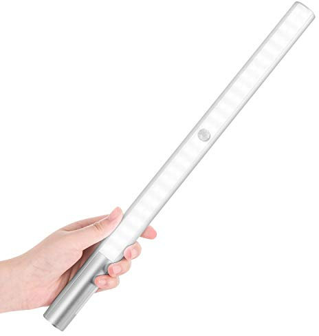 BLS LED Closet Light Battery Powered, T401 Super Bright Wireless Under Cabinet Lighting | Motion Sensor | 4500mAh Rechargeable | Stick on Lights | 180 Days Battery Time