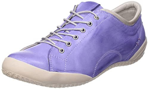 Andrea Conti Damen Low Top Sneaker, Flieder/Silbergrau, 40 EU