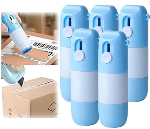 Thermal Paper Correction Fluid with Unboxing Knife Thermal Paper Data Protection Fluid Portable Information Anti-Leakage Protection Correction Fluid for Package Label Bills (5PCS)