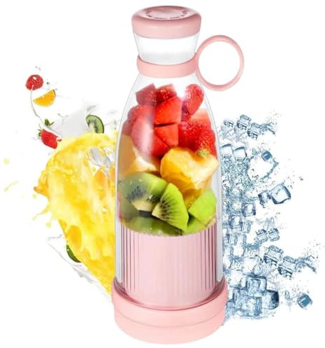 Portable Blender For Juices, Smoothies And Shakes, 420ml Rechargeable with USB, Great for travel,Gym Or Work