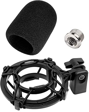 Etour AT2020 Mikrofonständer Shock Mount Mikrofonständer Reduziert Vibrations für Schwingungsdämpfer kompatibel mit AT2020USB+ AT2035 ATR2050 AT3035 AT3060