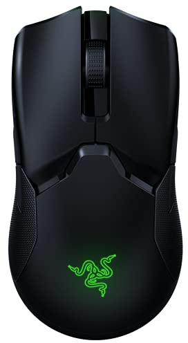 Razer Viper Ultimate Lightweight Wireless Gaming Mouse: Fastest Gaming Switches - 20K DPI Optical Sensor - Chroma Lighting - 8 Programmable Buttons - 70 Hr Battery - Classic Black