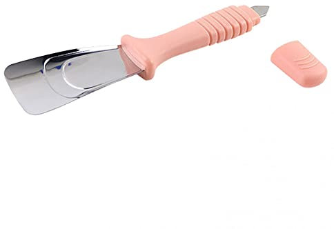 1 Stück Kühlschrank Eiskratzer Kühlschrank Schaufel Küche Gefrierschrank Gadgets Schaufel Edelstahl Defroster Multifunktionale Eisschaufel Praktisch Kühlschrankzubehör (Pink)