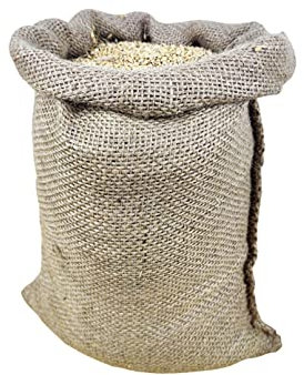 Sac de rangement pour pommes de terre et oignons en Jute 40x60cm/25-30kg 480g/m² Sacs toile de jute Paquet de 5 Sac a patate conservation Protection des Plantes