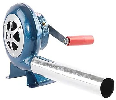 Soplador De Aire De Cocción Manual - Ventilador De La Fragua Del Herrero De La Manivela, Parrilla Del Encendedor Del Carbón De La Fan, Soplador De Barbacoa, Con Conducto De Aire ( Size : 350W )