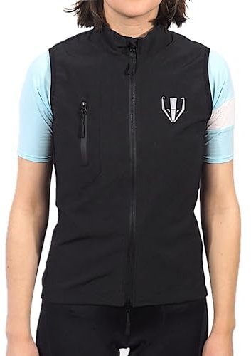 DACHS Ultraleichte Radsport Gilet – Atmungsaktive, Wasserabweisende, Reflektierende Radweste - Damen (RG01/D, DE/NL/SE/PL, Alphanumerisch, L, Regular, Regular)