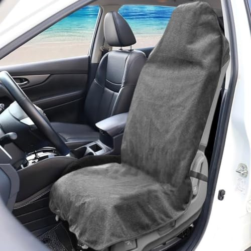 LUCYLEXIXI Funda de asiento de coche impermeable y protector de sudor, toalla perfecta para asientos de coche, camión y SUV universales antideslizantes, ideal para después del gimnasio, para correr