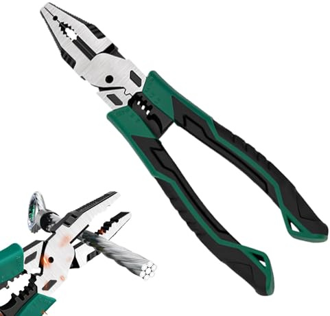 Pinzas eléctricas para cables, pinzas eléctricas manuales | Alicates de corte manual,Pinzas de cableado multiusos para electricistas, amantes de la artesanía y mantenedores