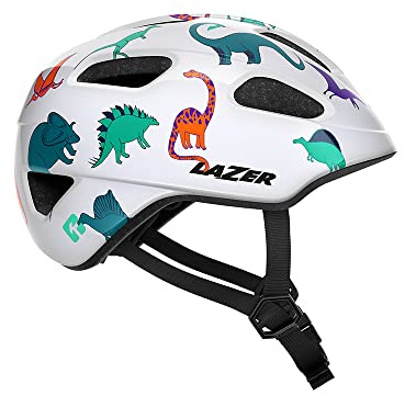 LAZER Pnut 2.0 KinetiCore Kids Bike Helmet, Lightweight Bicycling Helmet for Children, Youth Unisex Cycling Head Gear, Dinoraurs, One Size