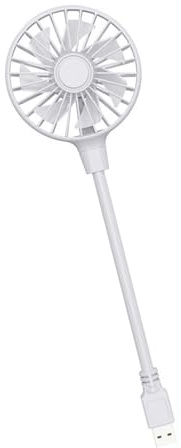 Rdxanc Ventilateur de bureau USB coudé réglable avec interrupteur marche/arrêt flexible pour bureau, dortoir, camping, alimentation 5 V