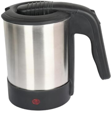 Jiuvaso Bollitore Elettrico da Viaggio per Auto, pentola per Acqua Calda, scaldabagno Portatile a ebollizione Rapida, Tazza riscaldante per Viaggi di Lavoro e, 24 V 250 W