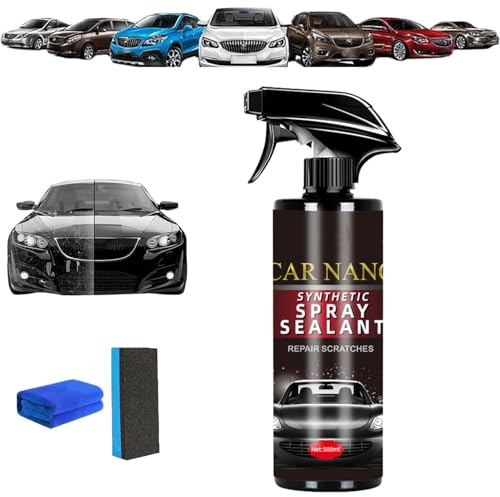 Sigillante spray sintetico nano X9, Sigillante spray sintetico nano X9 per auto, Cera lucidante antigraffio a lunga durata per auto (1PC)