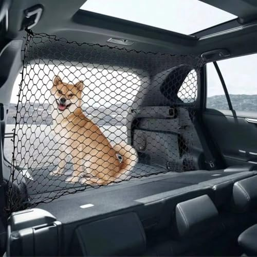 GOULAIZI Barrera de Coche para Perros Red Separadora para Lexus UX 2019-2026, Rejilla Protectora Maletero Perro Red Seguridad Barrera Mascota Coche