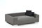Lycce Hundesofa aus Kunstleder grau 91cm x 57cm x 25cm