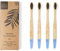 Wild & Stone | Organic Bamboo Toothbrush | Four Different Pattens | Dupont Fibre Bristles | 100% Biodegradable Handle | Vegan Eco Friendly Bamboo Toothbrushes (Firm)