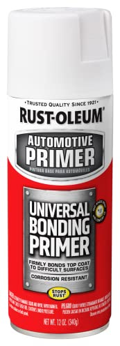 Rust-Oleum 286793 Automotive Universal Bonding Primer Spray, 12 oz, Flat White, (Pack of 1)