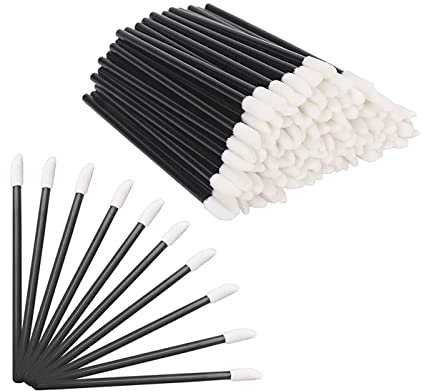 200 pezzi pennello labbra make up, WeddHuis scovolini mascara monouso pennello trucco correttore ciglia sopracciglia, Kit di strumenti di bellezza per applicatore