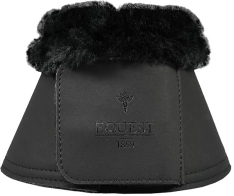 EQuest Air Flow Mesh 2.0, set da 2 pezzi, nero, XXL/Full XExtra – protegge la palla dello zoccolo del cavallo