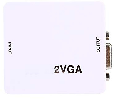 Yechiry Mini Till VGA-adapter Mångsidig 1080P Till VGA-omvandlare för TV-apparater och Projektorer Som Drivs Av USB-kabel