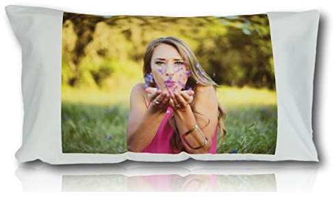 Personalised Pillow Case Collage Printed Photo Lovely Gift Photo Gift day Custom Made Large 48cm Print, Gift PILLOW CASE 45 x 75cm Fathers Day, Mothers Day PR