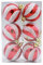 Tannenbaumschmuck Weihnachtskugeln Rot Bemalte 6 cm große Weihnachtsdekoration, Layout-Requisiten, Weihnachtsbaum-Hängedekoration, handbemalte Weihnachtskugel aus Weihnachtsbaumschmuck Kugeln (A, A)