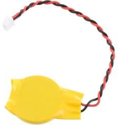 Battery with Reverse Polarity Battery Connector, CR2032 CMOS Battery for Intel NUC and AsRock Motherboard, PS2/PS3, 3V