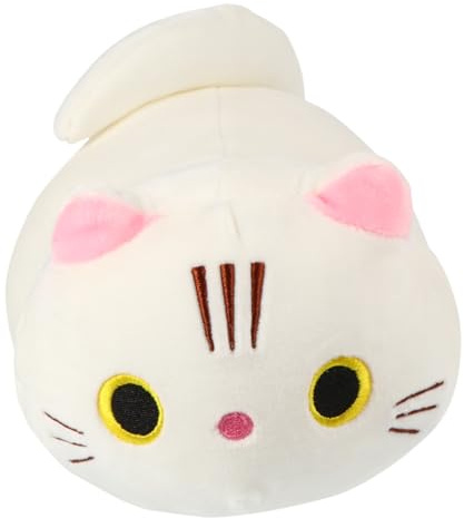 OFFSCH Almohada Abrazable Gato de Peluche Cojín Suave Decoración Hogar Oficina Coche Regalo Seguro