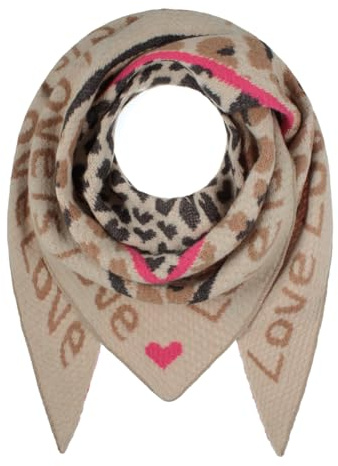 Majea Damenschal Winterschal Strickschal Damen Schal (880043) (camel 11)