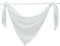 Joyswahl Querbehang Voile Triangle Schals Emma Deko Transparente Gardinen LxB 200x100cm Weiß 1er Pack