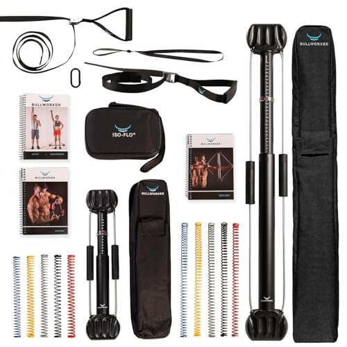 Bullworker Power Pack - Cross Training Portable Home Gym for Total Body Fitness (Bow Classic, Steel Bow, ISO-FLO)