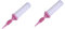 Cabilock 2 Pièces Gonfleur pompes pour ballons jeu de balle pompes à main wedding decorations pompe manuelle pompe à main pompes à ballons bidirectionnel Accessoires colle dure blanche