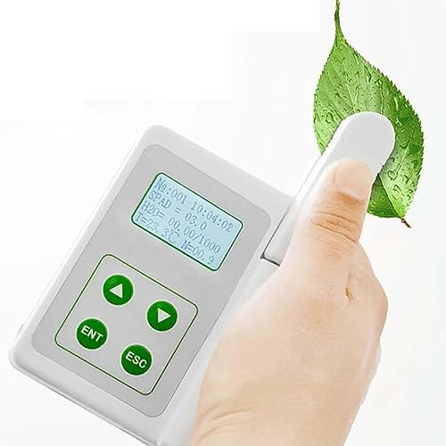 Misuratore di clorofilla, analizzatore manuale per test nutrizionali delle piante, strumento digitale portatile per rilevare accuratamente i livelli di clorofilla