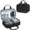 CURMIO Etikettendrucker Tasche, Tragetasche kompatibel mit Brother P-Touch PT-D220/PT-D210 Etikettendrucker, Aufbewahrungstasche für Etikettiermaschinen und Zubehör, Nur Tasche