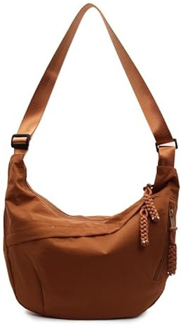 GSenhui Crescent Bag for Women Half Moon Bag Nylon Dumpling Bag Sling Crossbody Bag for Travel Multi Pockets Crescent Cross Body Bag Women Side Bag Hobo Shoulder Bag