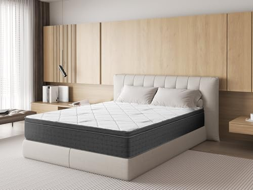 sinlikon Matelas 140x200,Epaisseur 22CM,Basics Matelas 7 Zones en Mousse à mémoire de Forme Confort, Moelleux (140x200x22CM)