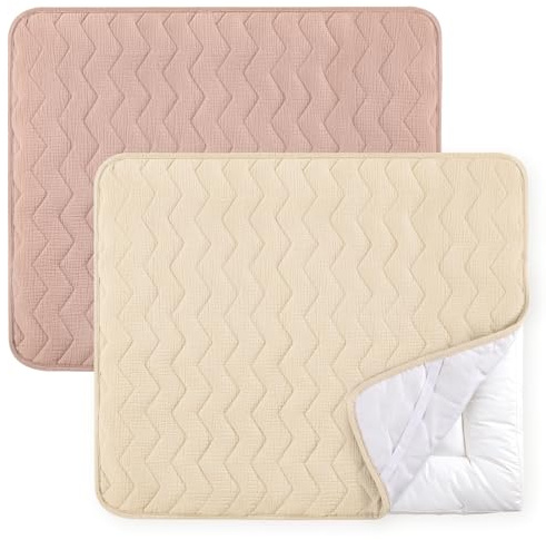 lulumoon Housse de matelas à langer 75 x 85 en mousseline : 100 % coton et
