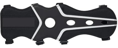 Bågskytte armskydd bågskytte armskydd justerbar skyddande 4-rem tillbehör lätt målskytte vuxen unisex armskydd för bågskytte