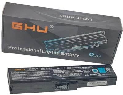 GHU PA3817U-1BRS Laptop Battery 58Wh Replacement for Toshiba Satellite L755 L675 L750 L700 P755 P750 C655 A655 A665, Compatible with PA3818U-1BRS