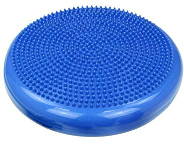 Yoga Studio Ys/Aircushion Cojín de Aire oscilante – Disco de Equilibrio de Estabilidad inflado de 13 Pulgadas. para terapias de rehabilitación, Ejercicios, Unisex, Azul, Normal