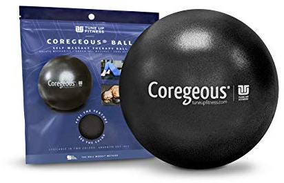 Tune Up Fitness Coregeous Ball | Psoas frigöringsverktyg, mag- och nedre delen av ryggen | kärnboll för låg rygg, stress och matsmältning, förbättrad andning och sömn (grafit)