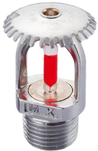 Testa dell'irrigatore antincendio Tipo pendente 68 ℃/155 ℉ Testa dell'irrigatore a spruzzo d'acqua Filettatura da 1/2 Pollice Risposta rapida Irrigatore antincendio per edifici residenziali Irrigator