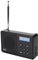 Alivio DAB/DAB+ Digital FM Radio with Bluetooth, Rechargeable FM Radio DAB Radio, Small Radio Mains Powered & Battery with 40 Presets LED Display Alarm Clock Sleep Timer Headphone Socket
