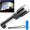Shadowhawk Taschenlampe Led Aufladbar Mit LCD Display & COB Seitenlicht, 7 Modi XHM90.2 500000 Lumen Led Taschenlampe Extrem Hell, Tragbar Taktische Taschenlampen,Starke Flashlight Für Outdoor Camping