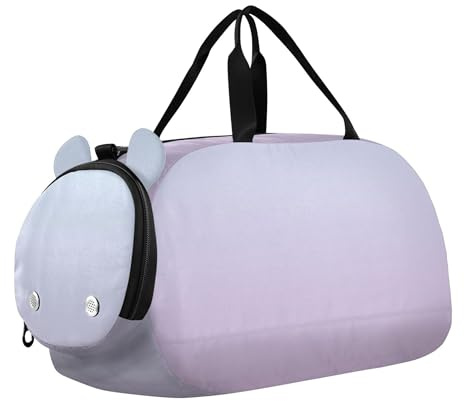 Handbagage duffelväska pojke övernattning weekender duffel flickor tygväska duffelväskor resa barn bagage sportväska Kenya flagga, Elegant blå Klematis-gradient, Klassisk