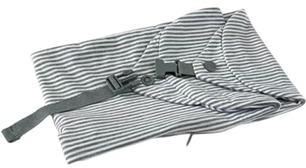 Ronyme Fodera per Cuscino da Viaggio riempibile, Fodera per Cuscino da Collo riempibile con Accessori per Vestiti, Custodia Multifunzione da Viaggio a Forma, Grigio Chiaro