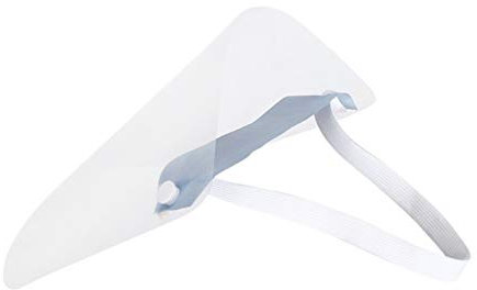 Zcecco - Visera de protección facial, visera ligera para la cara, visera ajustable